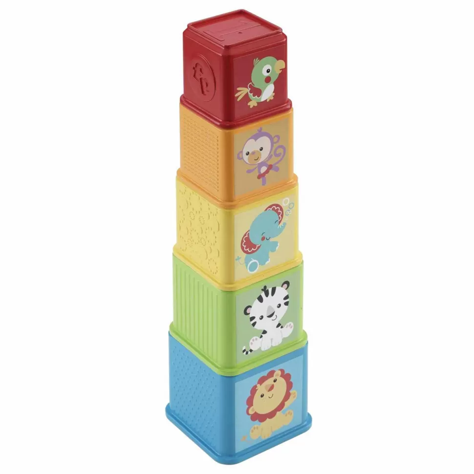 Fisher Price Primera Infancia^Fisher-Price Bloques Apila Y Descubre Juguete Bloques Construcción Mattel Cdc52