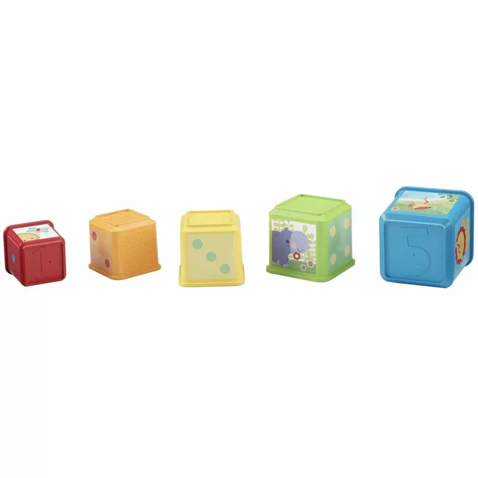 Fisher Price Primera Infancia^Fisher-Price Bloques Apila Y Descubre Juguete Bloques Construcción Mattel Cdc52