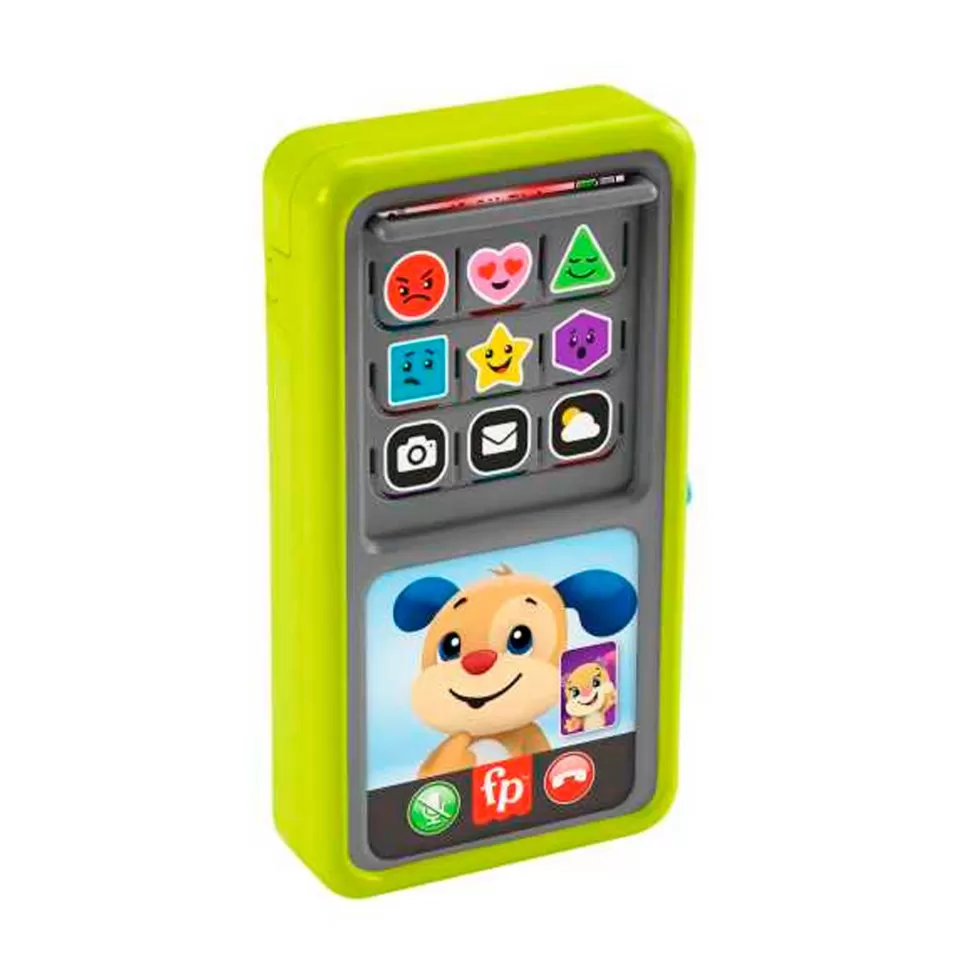 Fisher Price Fisher-Price Rie Y Aprende Smartphone Desliza Y Aprende Telefono De Juguete Con Sonidos Bebes +9 Me* Primera Infancia