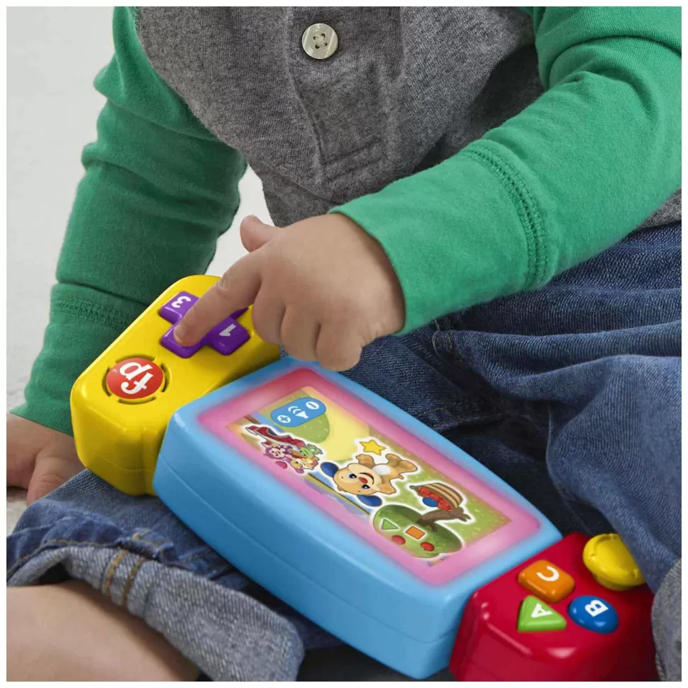 Fisher Price Primera Infancia^Fisher-Price Rie Y Aprende Videoconsola Gira Y Aprende Juguete Con Luces Y Sonidos Bebes 9 Meses (Ma