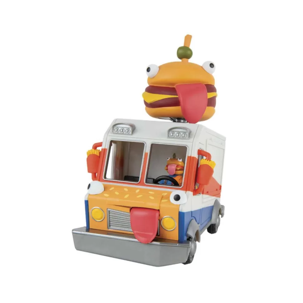 Fortnite Vehículos Y Radio Control^ Micro Vehiculo Durr Burger Food Truck Con Figura