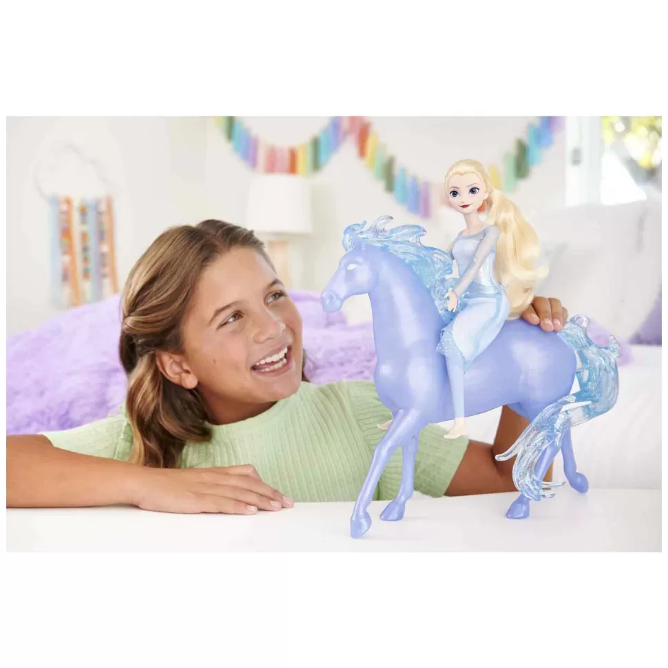 Frozen 2 Elsa Y Nokk Muneca Rubia Con Vestido Y Caballo De Juguete 3 Anos (Mattel Hlw58)* Muñecas