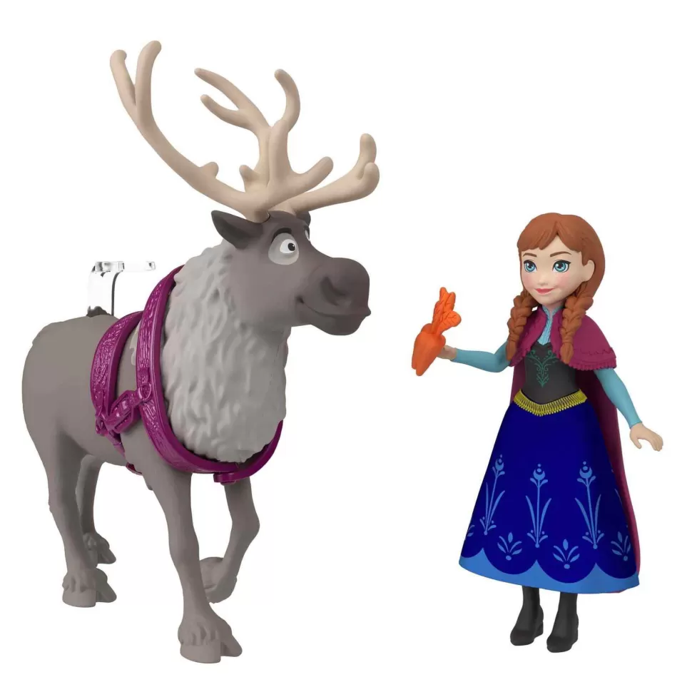 Frozen Muñecas^ Minis Pack 6 Figuras Munecos Con Caja Set De Juego Juguete 3 Anos (Mattel Hlx04)