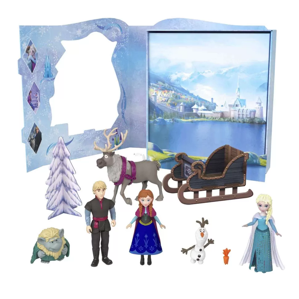 Frozen Muñecas^ Minis Pack 6 Figuras Munecos Con Caja Set De Juego Juguete 3 Anos (Mattel Hlx04)