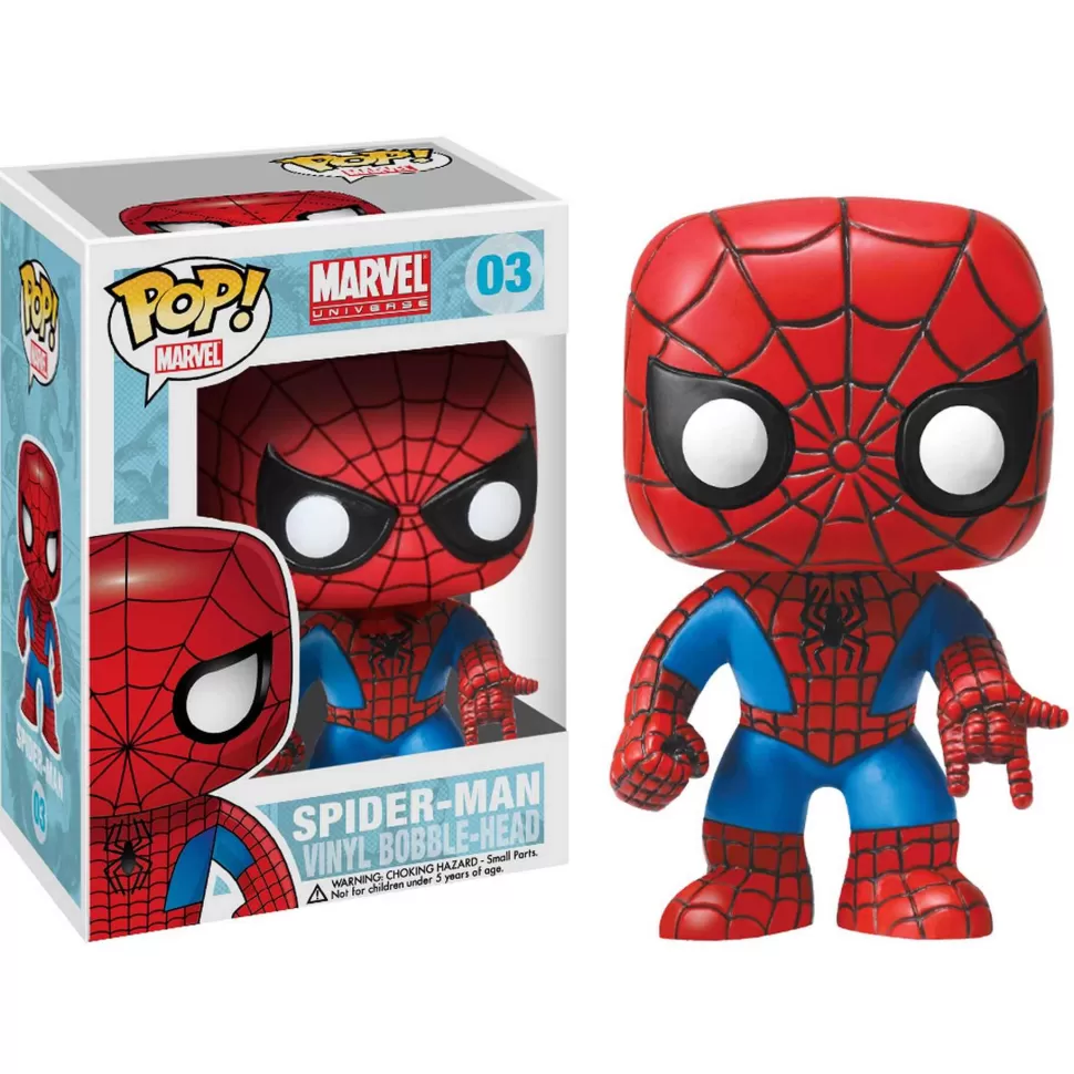 Funko Pop! Spiderman En Su Pose Original De Poder* Figuras Y Minimundos