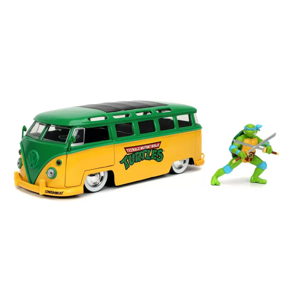 Tortugas Ninja Figuras Y Minimundos^Furgoneta De Metal De 1:24 Con Figura