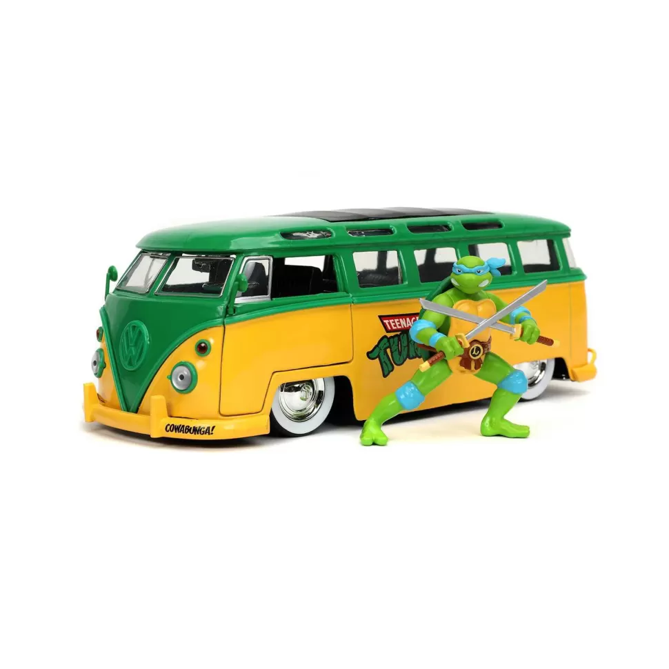 Tortugas Ninja Figuras Y Minimundos^Furgoneta De Metal De 1:24 Con Figura