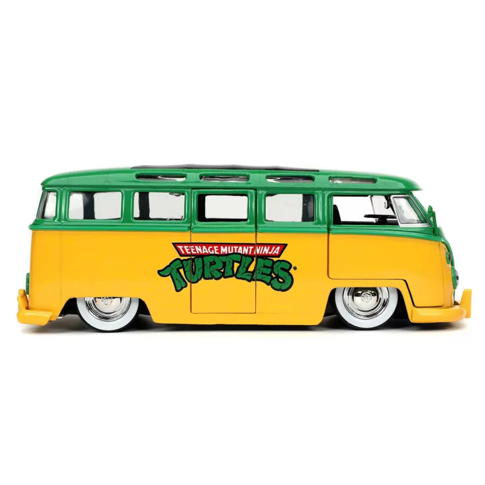 Tortugas Ninja Figuras Y Minimundos^Furgoneta De Metal De 1:24 Con Figura
