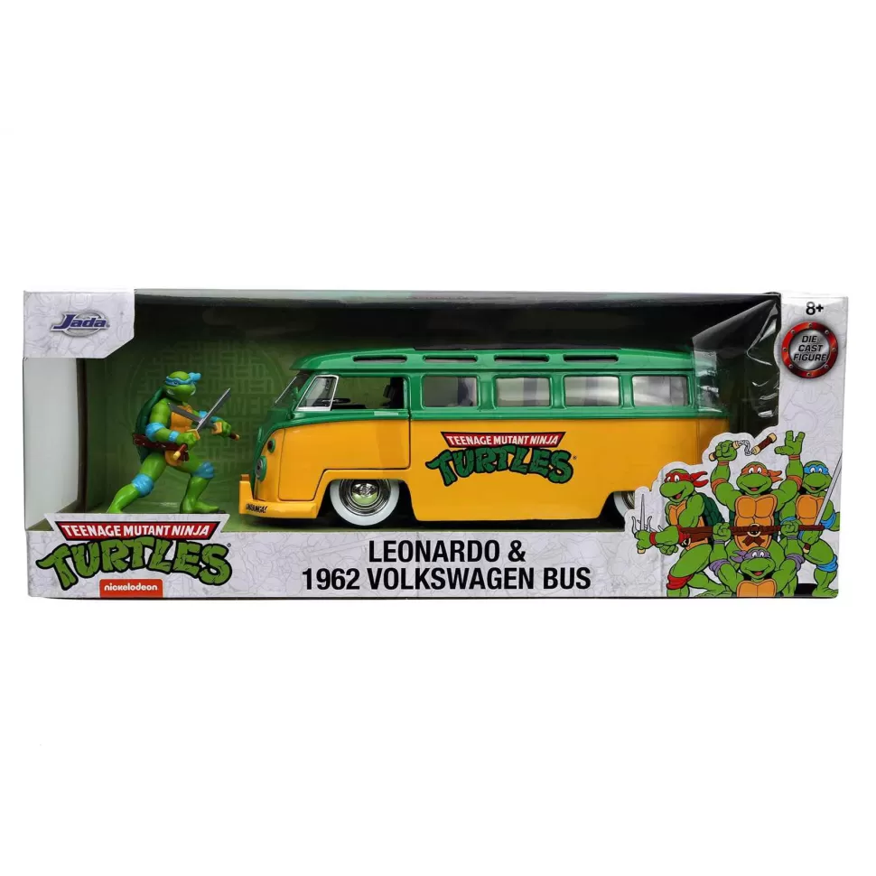 Tortugas Ninja Figuras Y Minimundos^Furgoneta De Metal De 1:24 Con Figura