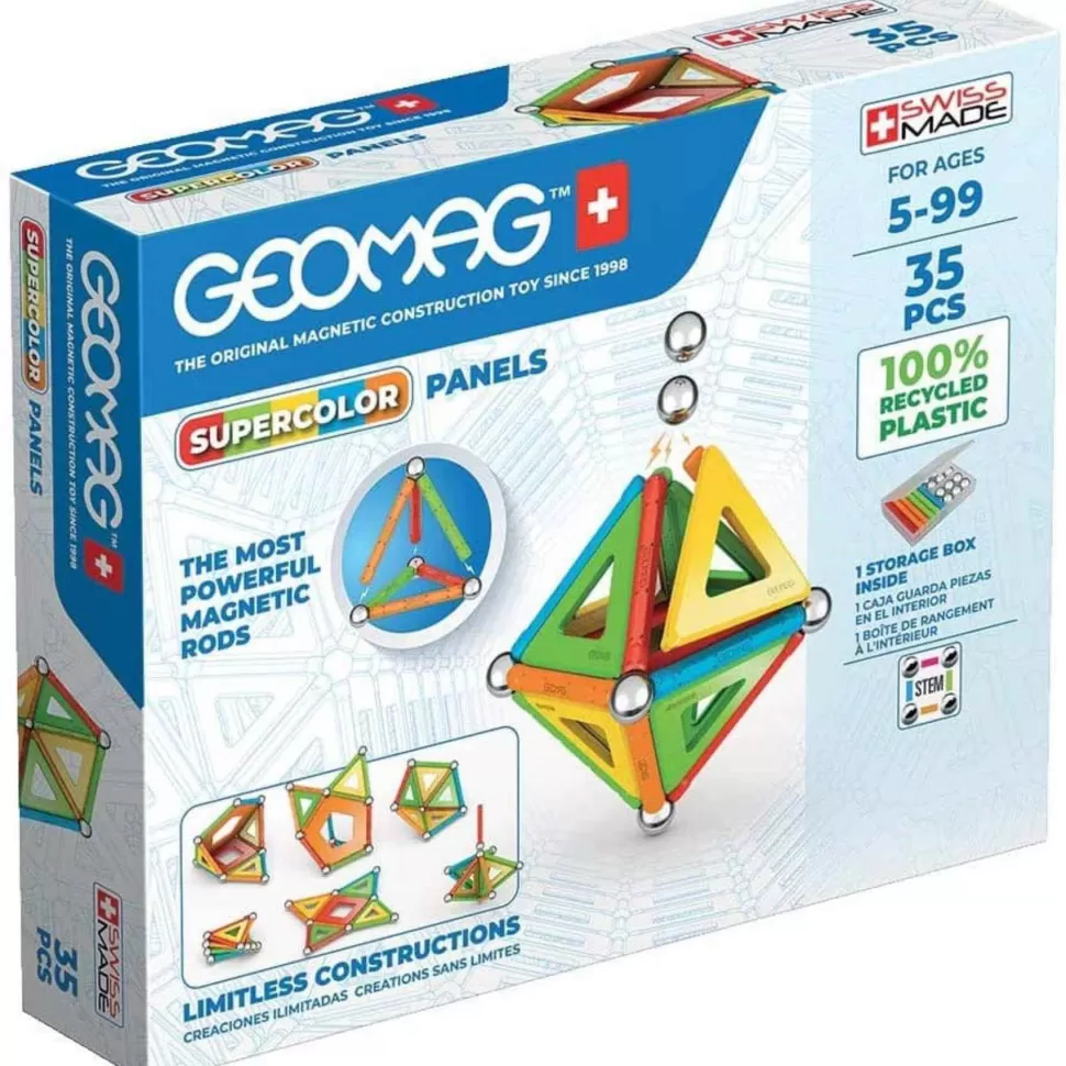 Geomag Green Supercolor 35 Piezas* Juegos De Construcción