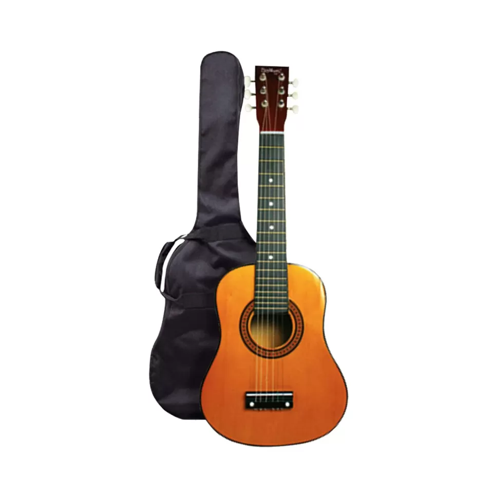 Acordes Juguetes De Madera^Guitarra De Madera Con Funda 65 Cm |