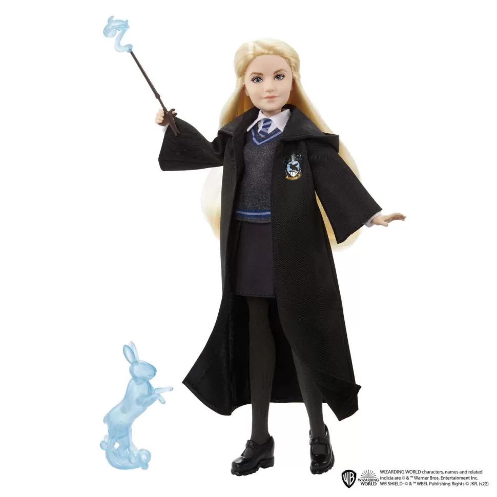 Harry Potter Luna Lovegood Y Su Patronus Muneca Articulado Con Capa Varita Y Accesorios Juguete 6 An* Muñecas