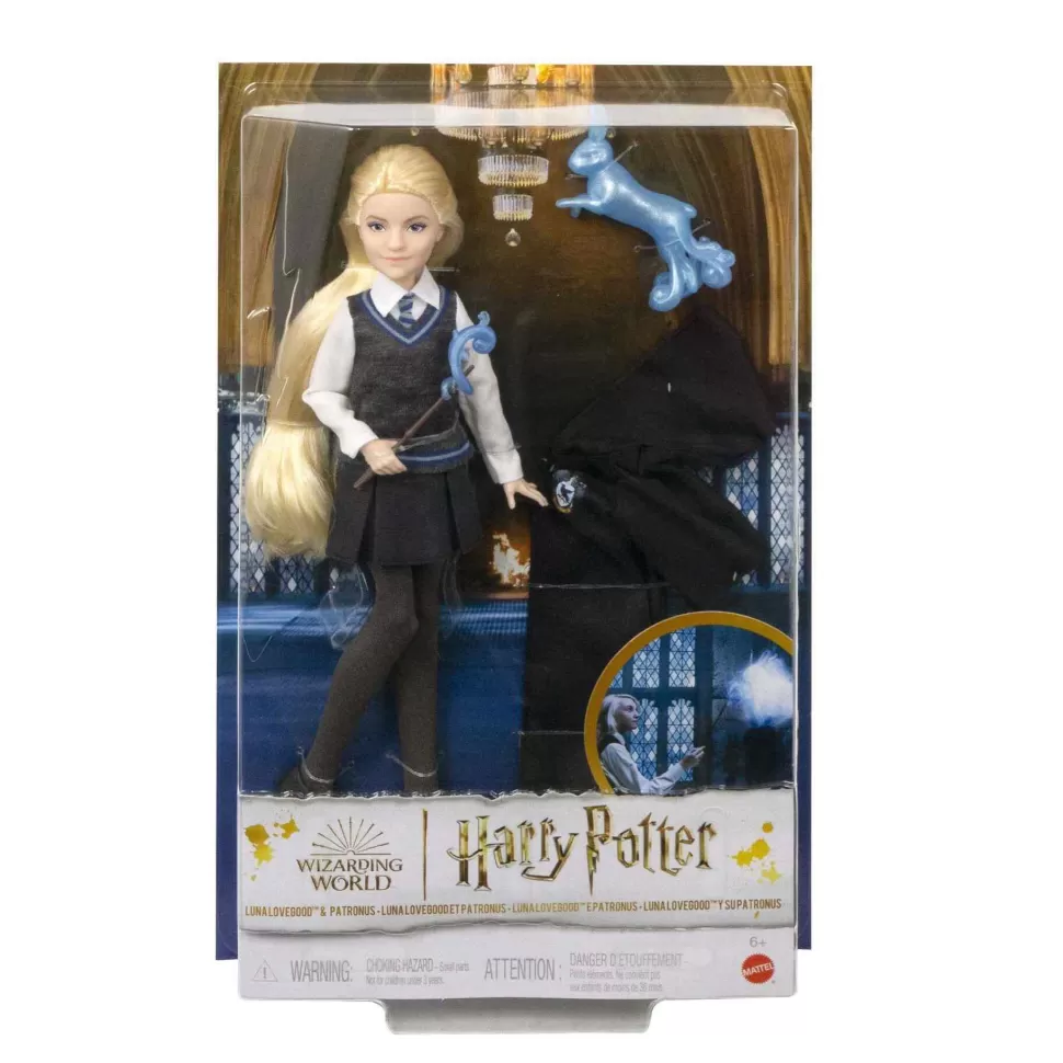 Harry Potter Luna Lovegood Y Su Patronus Muneca Articulado Con Capa Varita Y Accesorios Juguete 6 An* Muñecas