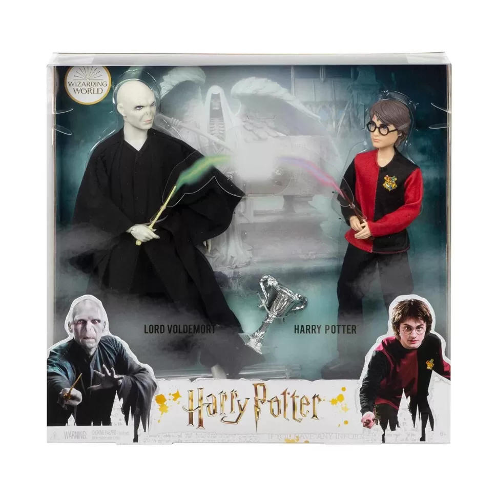 Harry Potter Figuras Y Minimundos^ Pack Voldemort Y Mattel Gnr38