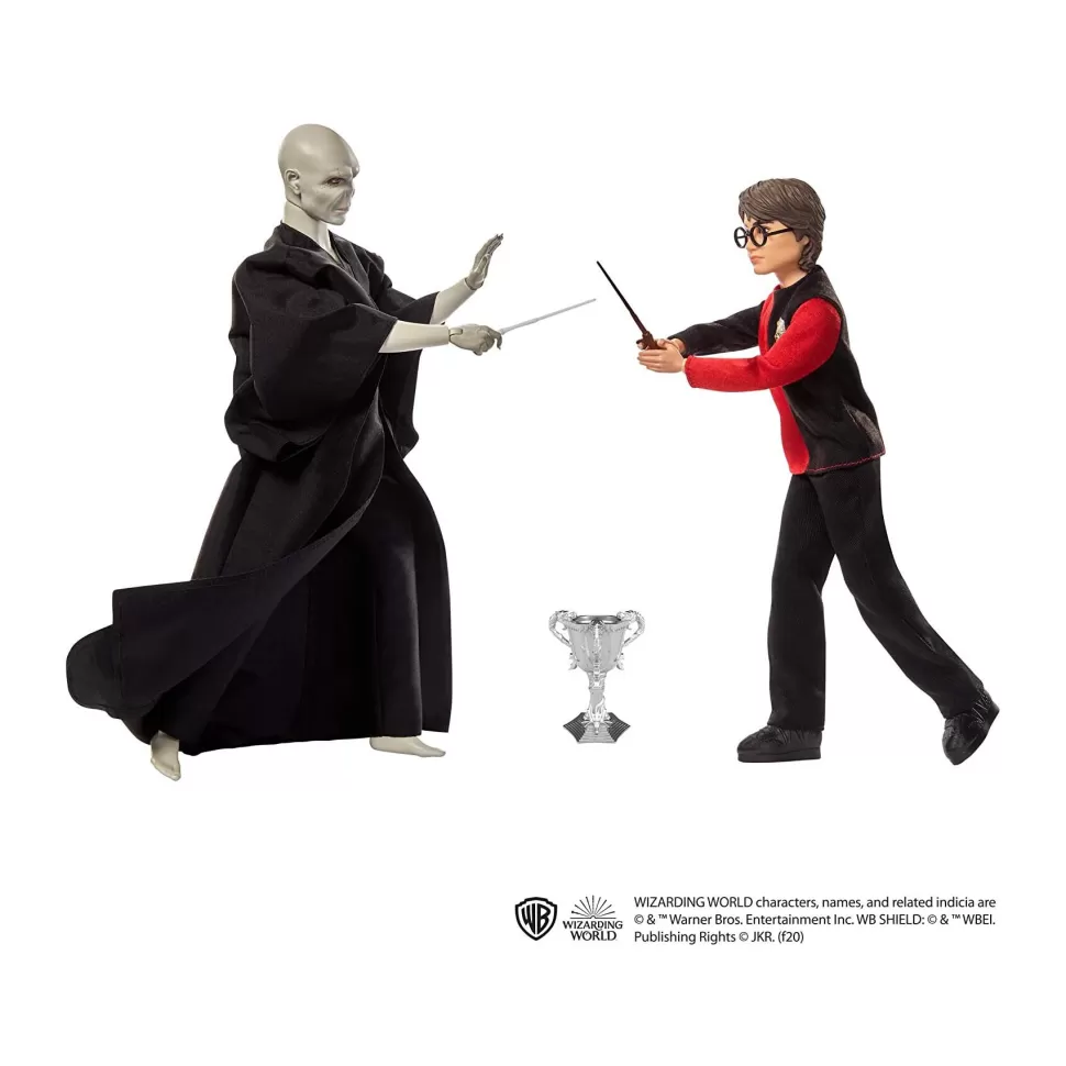 Harry Potter Figuras Y Minimundos^ Pack Voldemort Y Mattel Gnr38