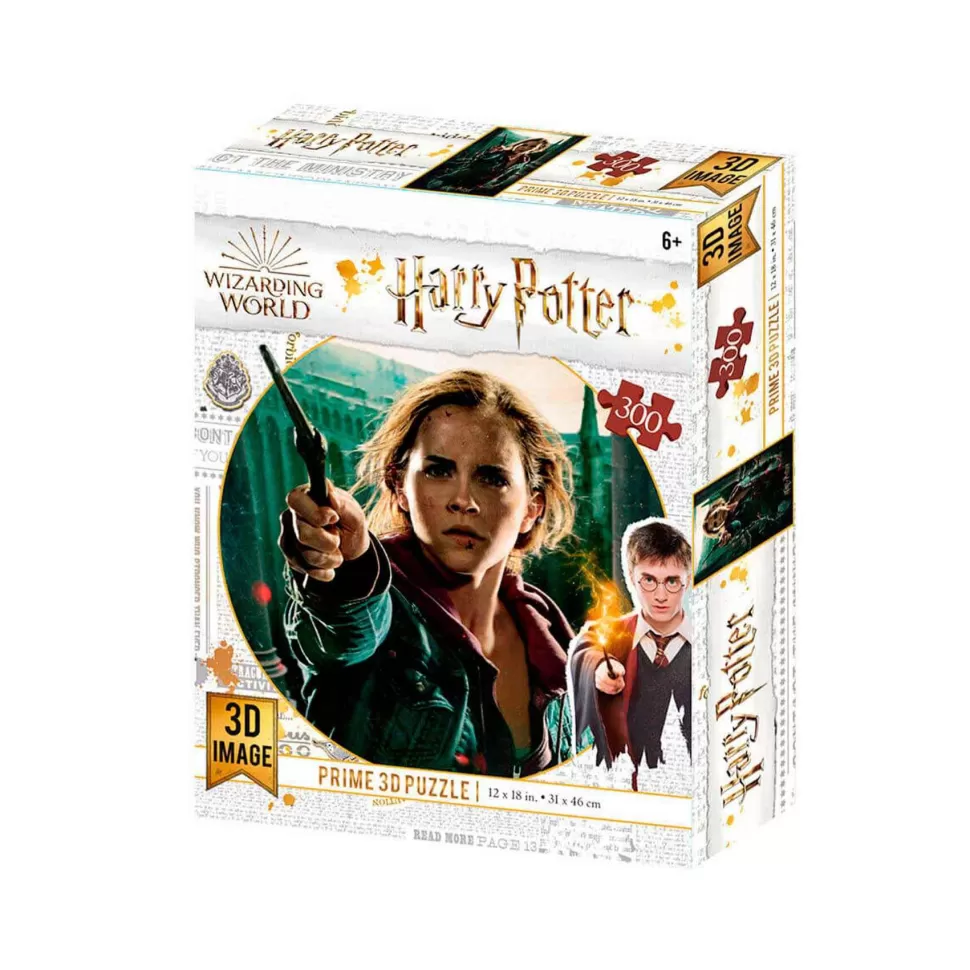 Harry Potter Puzzle Lenticular Hermione Granger Batalla 300 Piezas* Puzzles Y Educativos