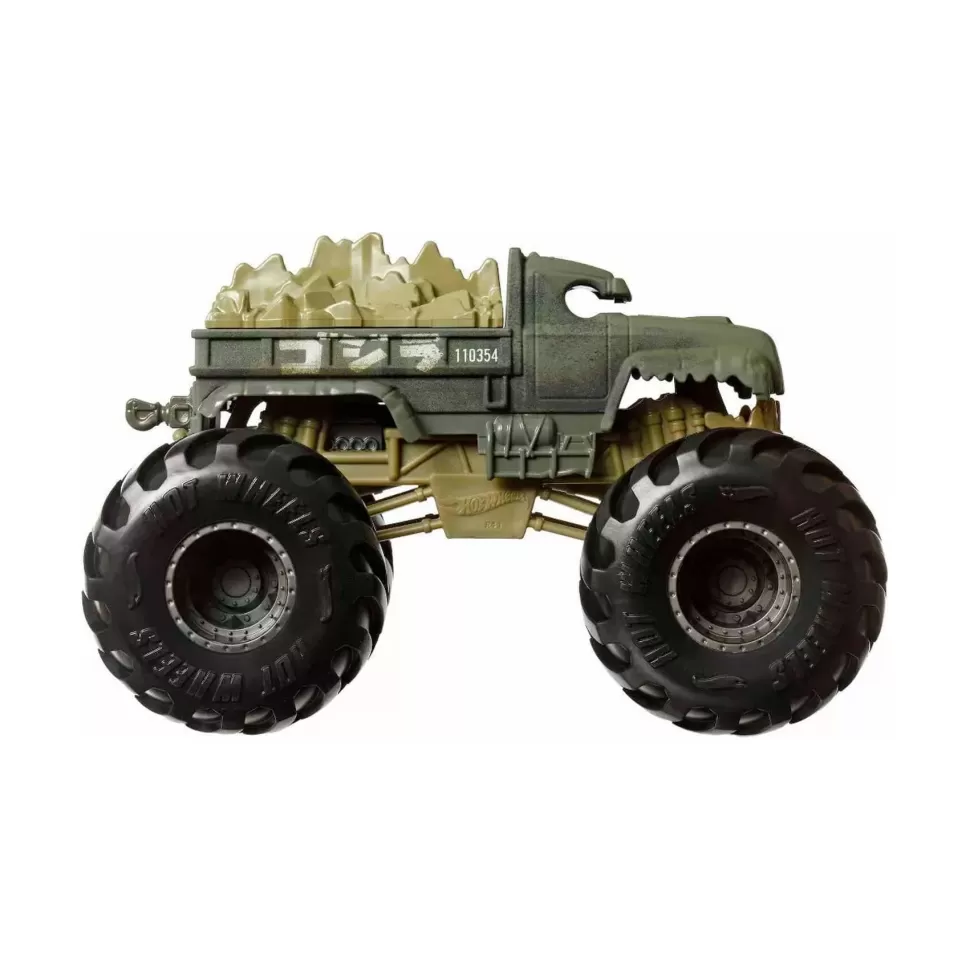 Hot Wheels Vehículos Y Radio Control^ 1:24 Scale Oversized Godzilla Diecast Monster Truck