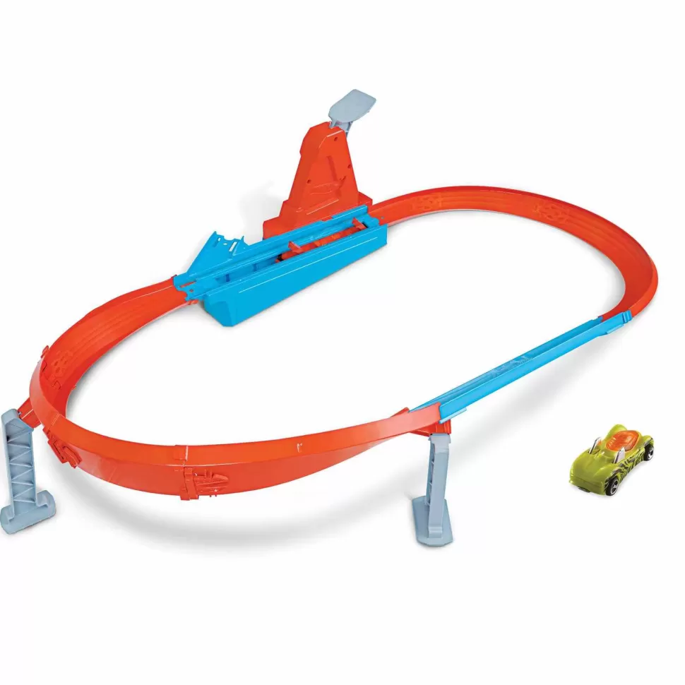 Hot Wheels Vehículos Y Radio Control^ Action Trackset Campeon Del Ovalo Pistas De Coches De Juguete 4 Anos