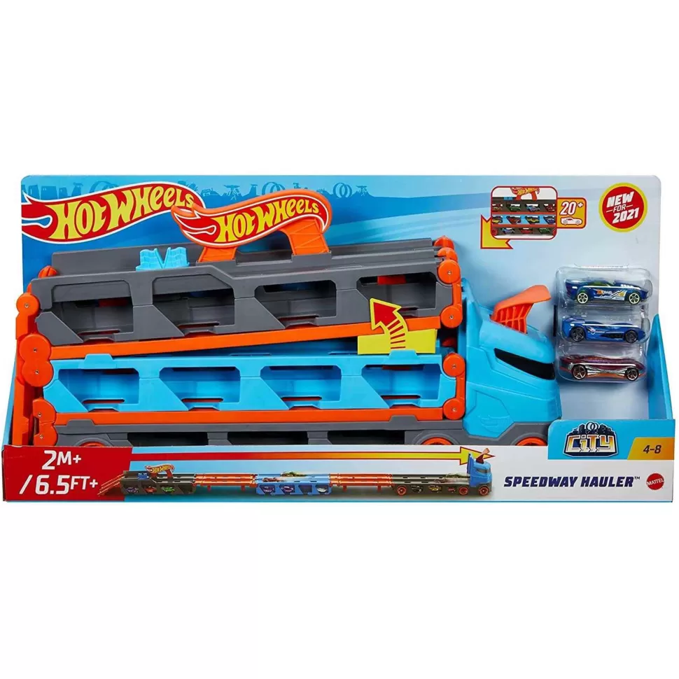 Hot Wheels Camion Convertible En Pista Para Coches De Juguete 4 Anos* Vehículos Y Radio Control