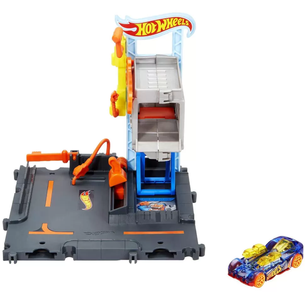 Hot Wheels City Taller Mecanico Pista Para Coches De Juguete 4 Anos* Vehículos Y Radio Control