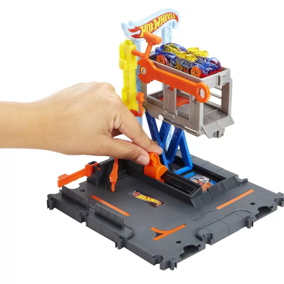 Hot Wheels City Taller Mecanico Pista Para Coches De Juguete 4 Anos* Vehículos Y Radio Control