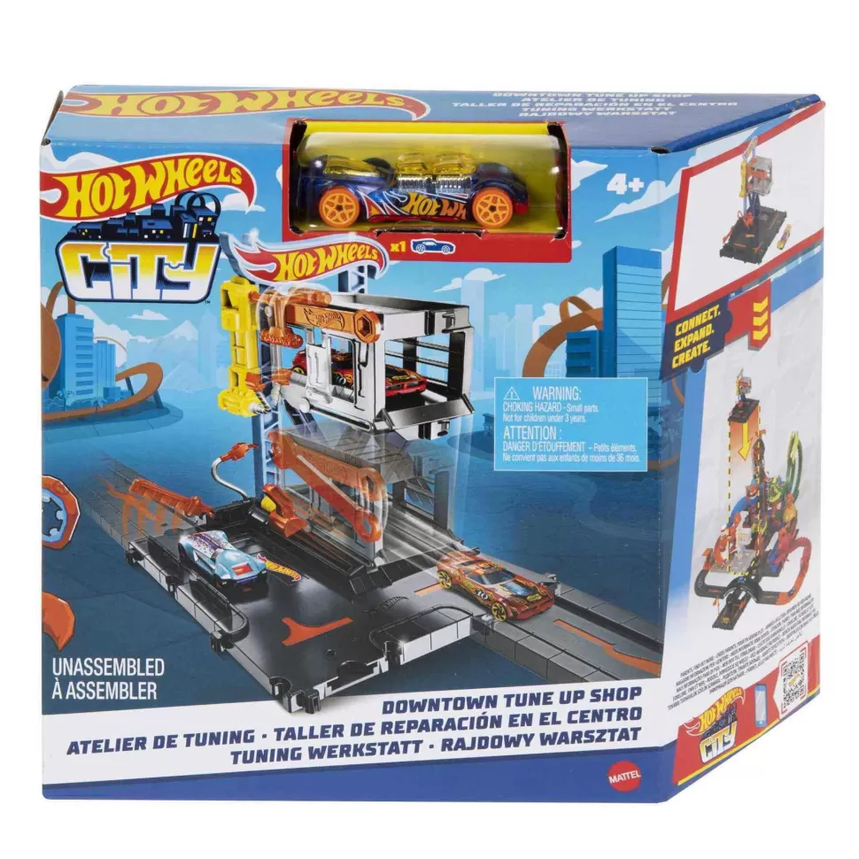 Hot Wheels City Taller Mecanico Pista Para Coches De Juguete 4 Anos* Vehículos Y Radio Control