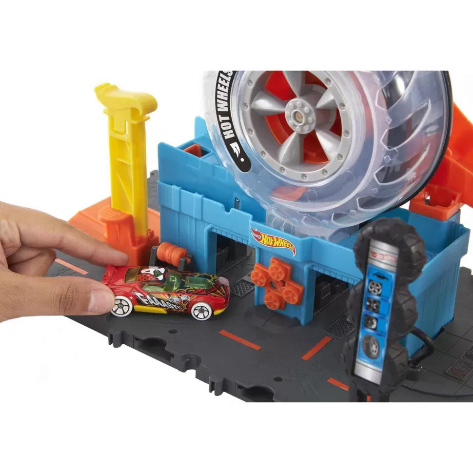 Hot Wheels City Tienda De Neumaticos Pistas Para Coches De Juguete 4 Anos* Vehículos Y Radio Control