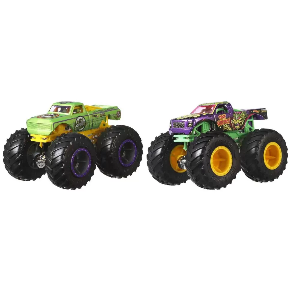 Hot Wheels Monster Truck Coches De Juguetes Duetos De Demolicion 1:64 Modelos Surtidos (Mattel Fyj64* Vehículos Y Radio Control