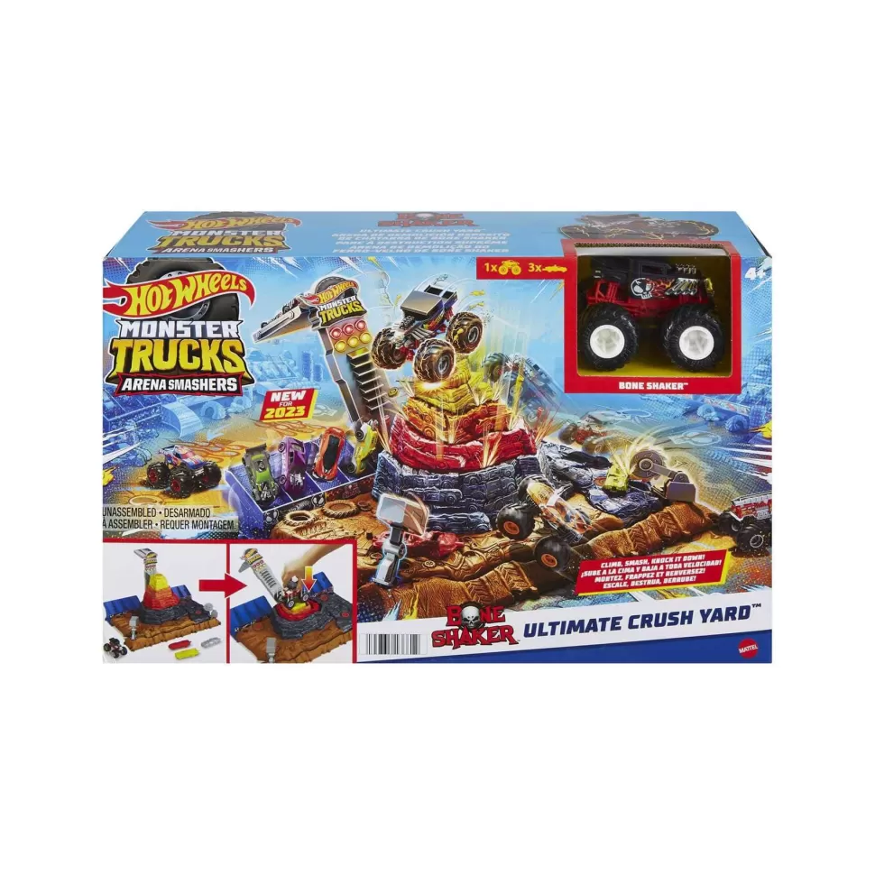 Hot Wheels Monster Trucks Arena World Pista Central Con Coches 3 Anos* Vehículos Y Radio Control
