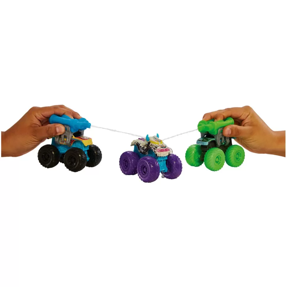 Hot Wheels Vehículos Y Radio Control^ Monster Trucks Coche De Juguete Color Reveal 3 Anos