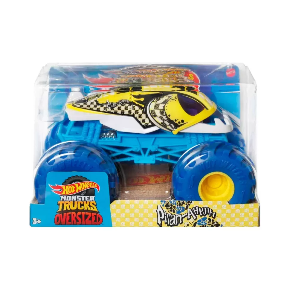 Hot Wheels Monster Trucks Oversize Piran-Aah Diecast Vehicle* Vehículos Y Radio Control