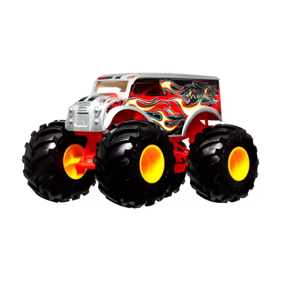 Hot Wheels Vehículos Y Radio Control^ Monster Trucks Oversized 1:24 Delivery Vehicle