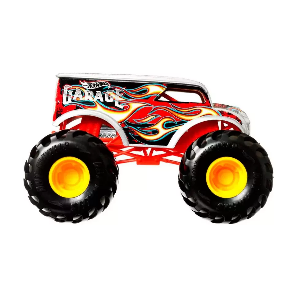 Hot Wheels Vehículos Y Radio Control^ Monster Trucks Oversized 1:24 Delivery Vehicle