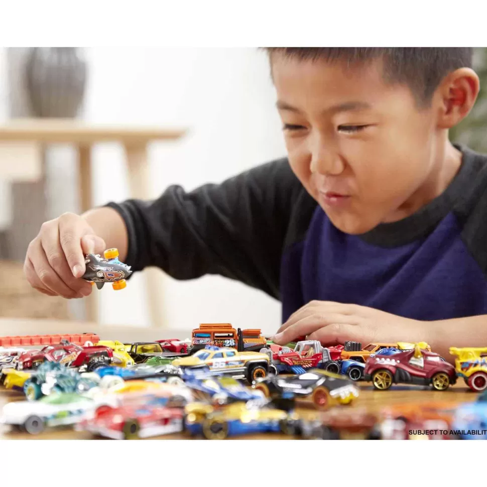 Hot Wheels Vehículos Y Radio Control^ Pack De 20 Vehículos Coches De Juguete Modelos Surtidos3 Anos