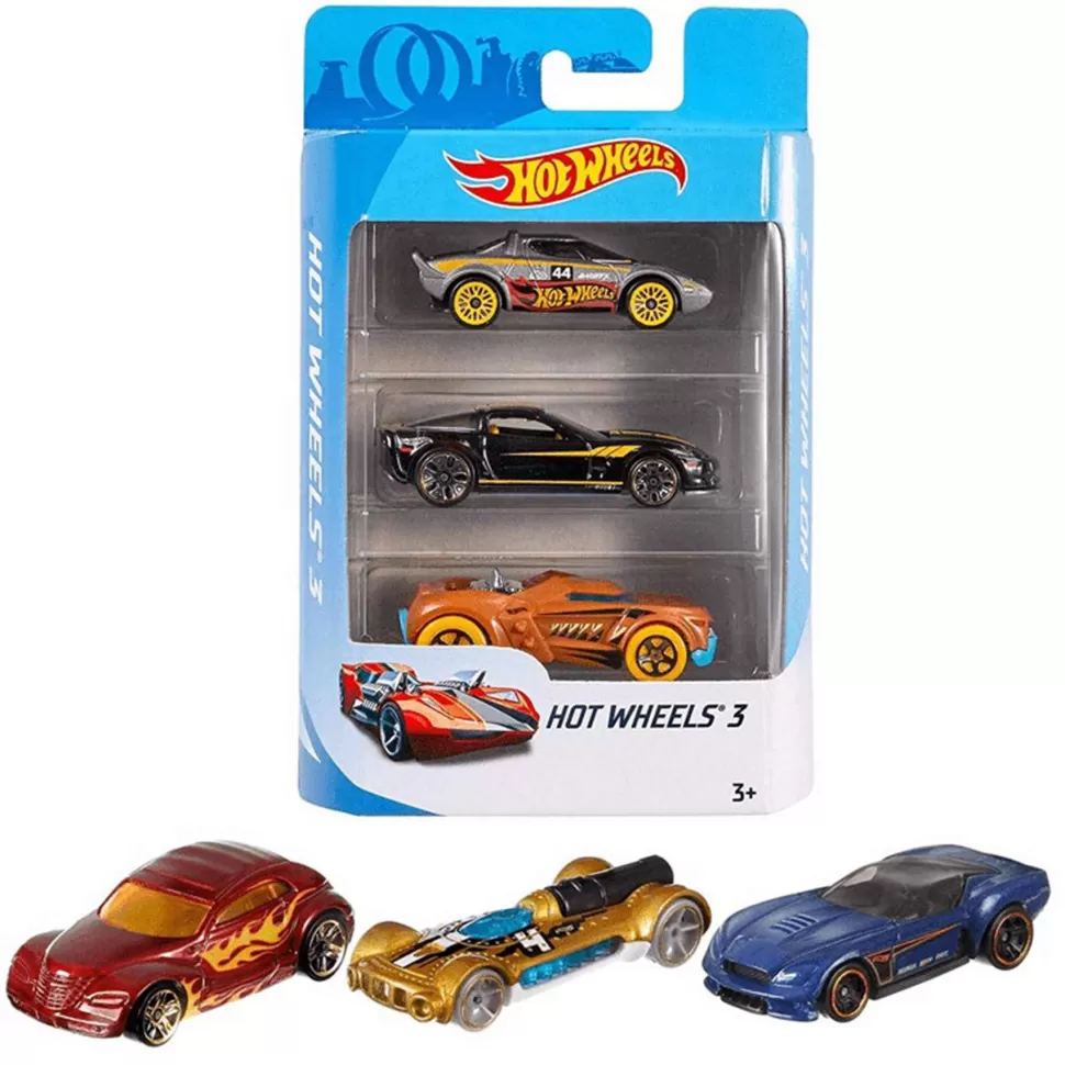 Hot Wheels Pack De 3 Coches De Juguete Modelos Surtidos 3 Anos* Vehículos Y Radio Control