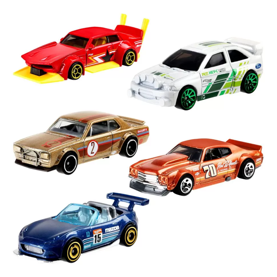 Hot Wheels Pack De 5 Coches De Juguete Modelos Surtidos 5 Anos* Vehículos Y Radio Control