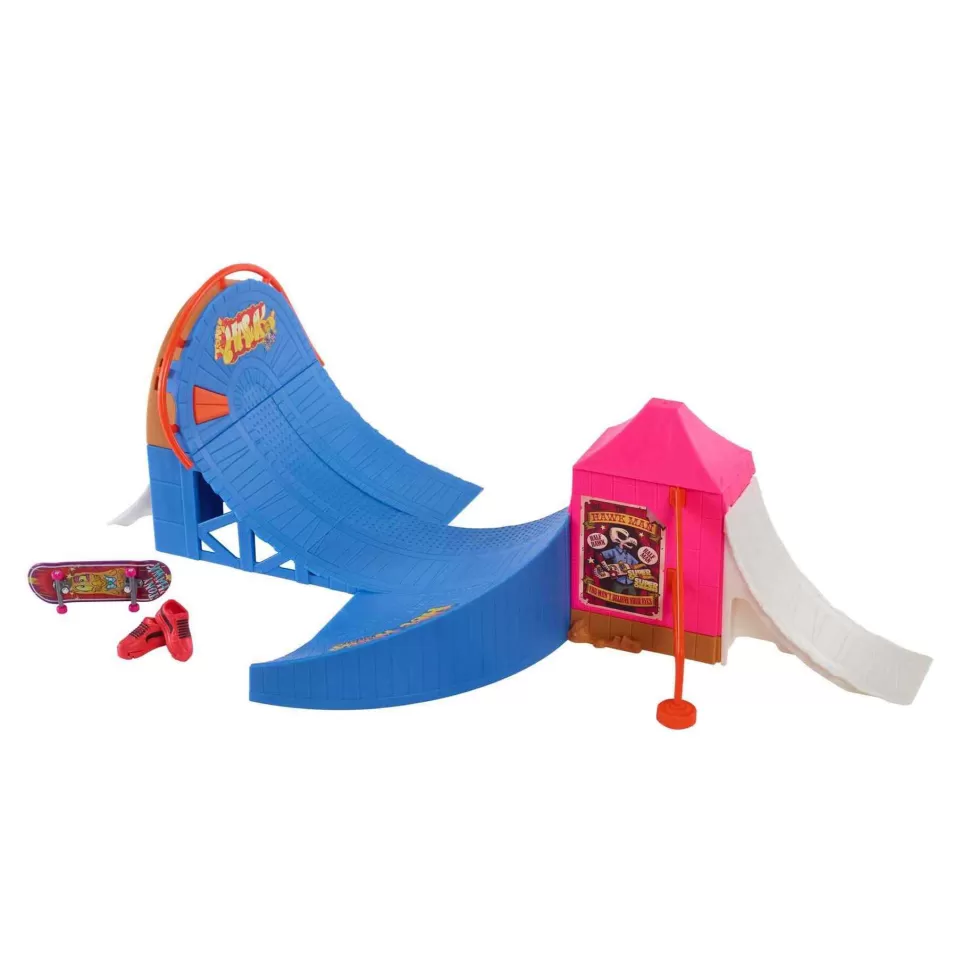 Hot Wheels Parque De Skate De Atracciones Set De Juego Con Monopatin De Juguete Y Zapatillas Para De* Vehículos Y Radio Control