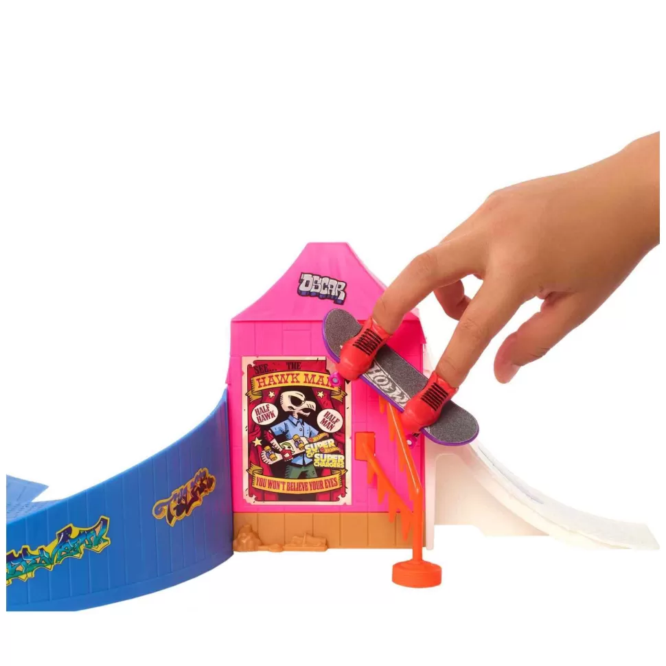 Hot Wheels Parque De Skate De Atracciones Set De Juego Con Monopatin De Juguete Y Zapatillas Para De* Vehículos Y Radio Control
