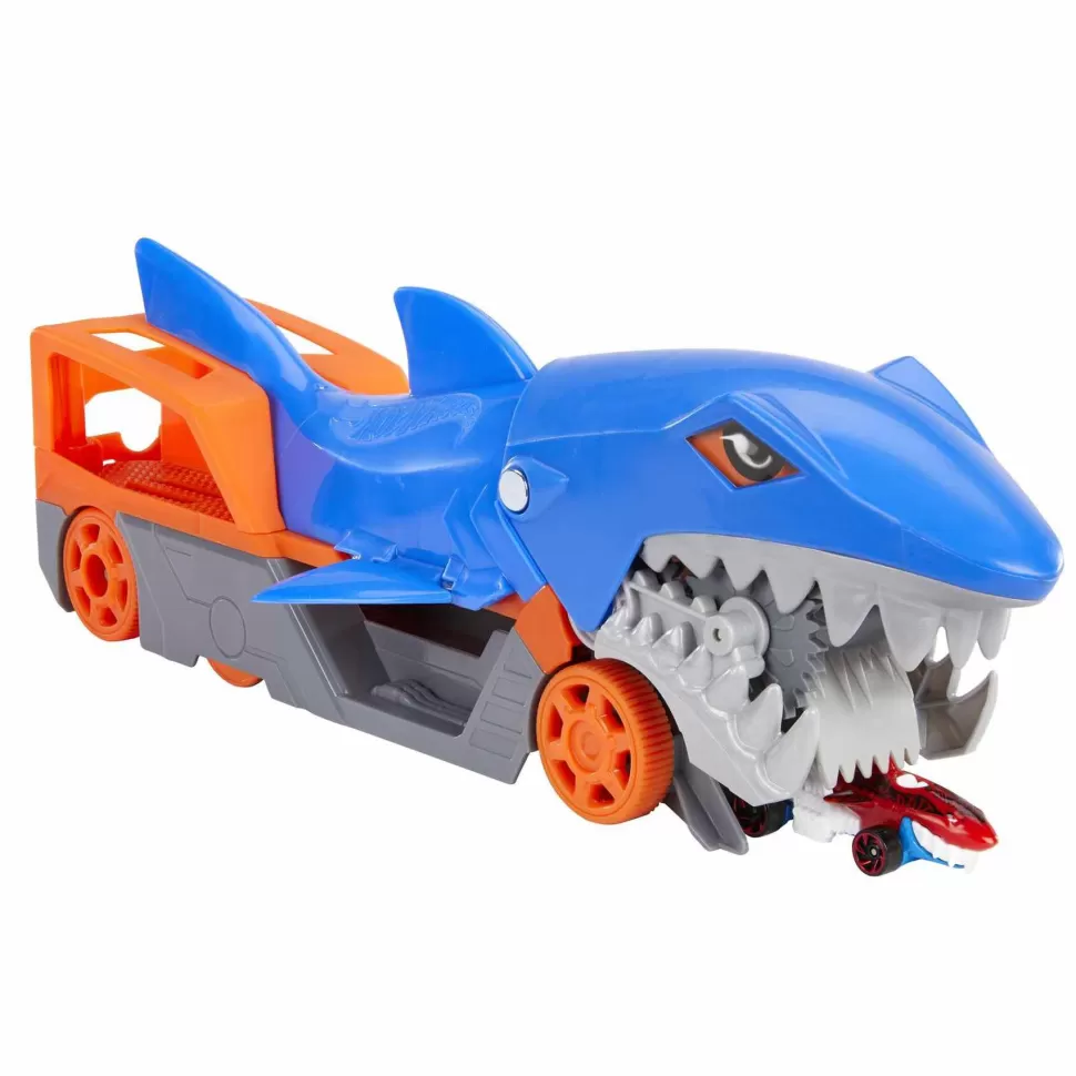 Hot Wheels Remolque De Tiburon De Coches De Juguete 4 Anos* Vehículos Y Radio Control