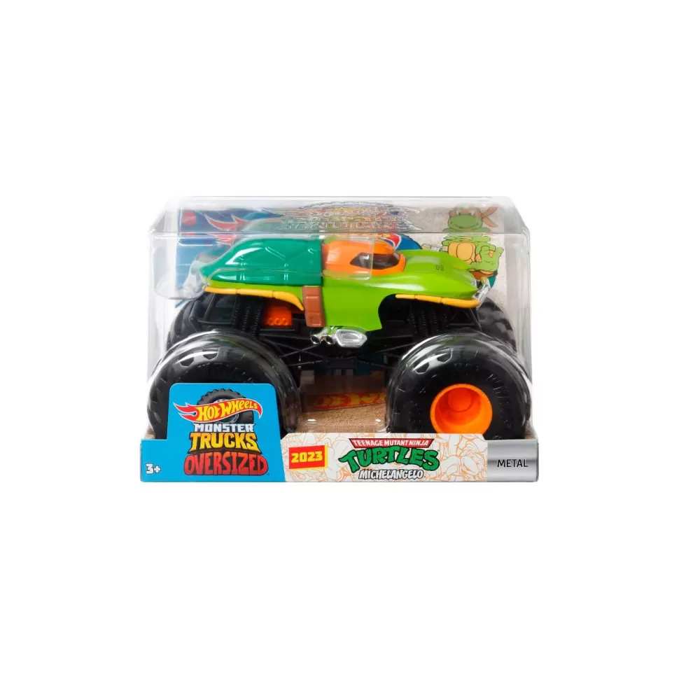 Hot Wheels Tmnt Oversized 1:24 Scale Michelangelo Diecast Vehicle* Vehículos Y Radio Control