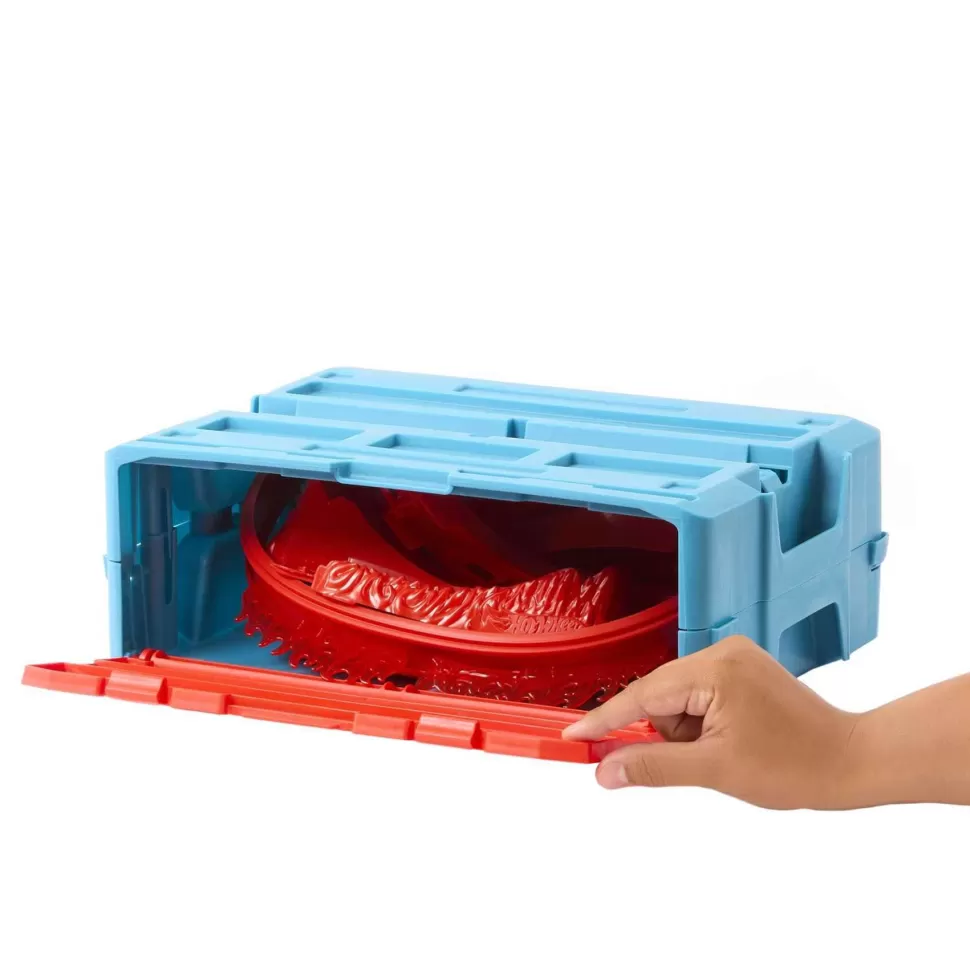 Hot Wheels Track Builder Acrobacias Fuego Pista Coches Juguete 6 Anos* Vehículos Y Radio Control