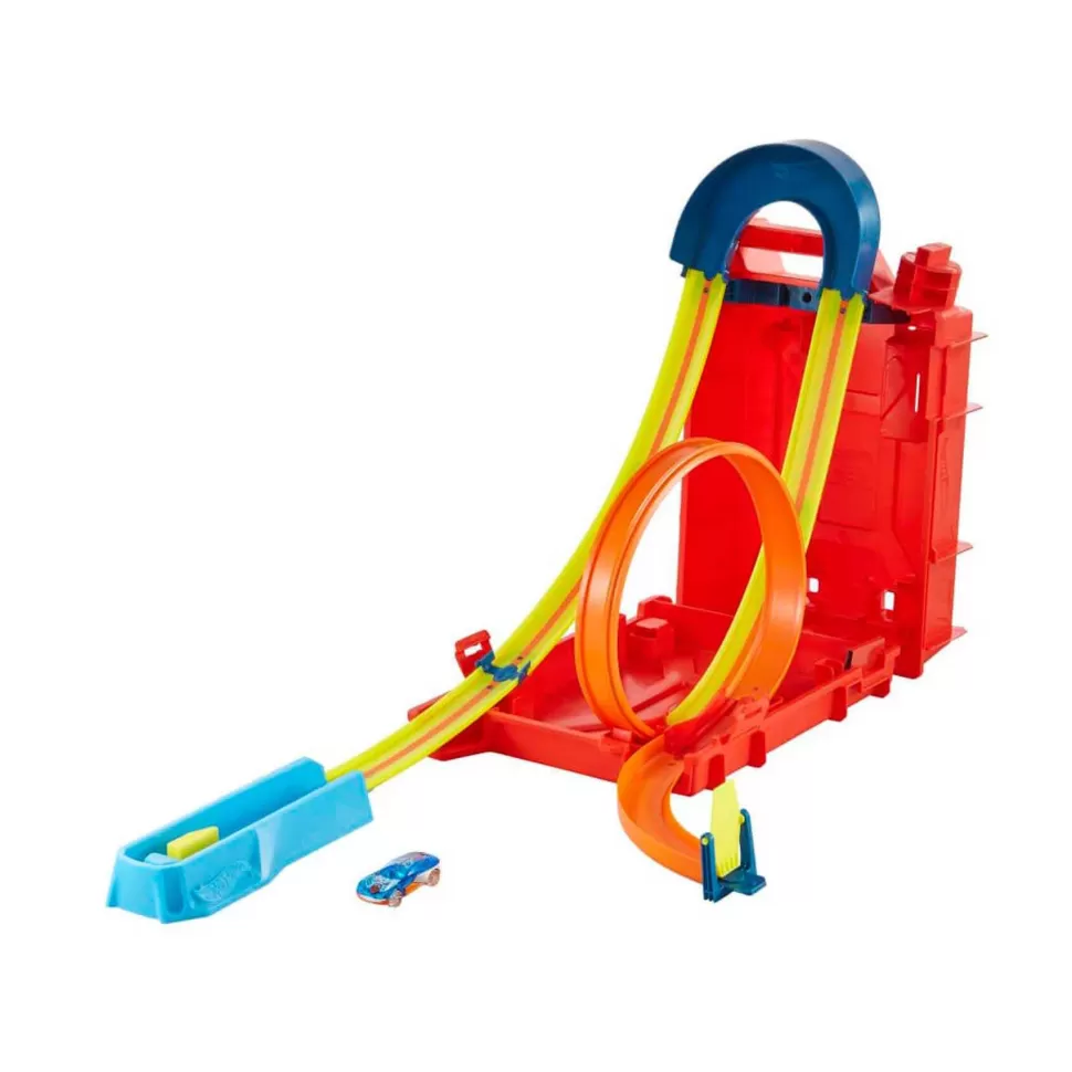 Hot Wheels Track Builder Caja De Acrobacias Pista Coches De Juguete 6 Anos* Vehículos Y Radio Control