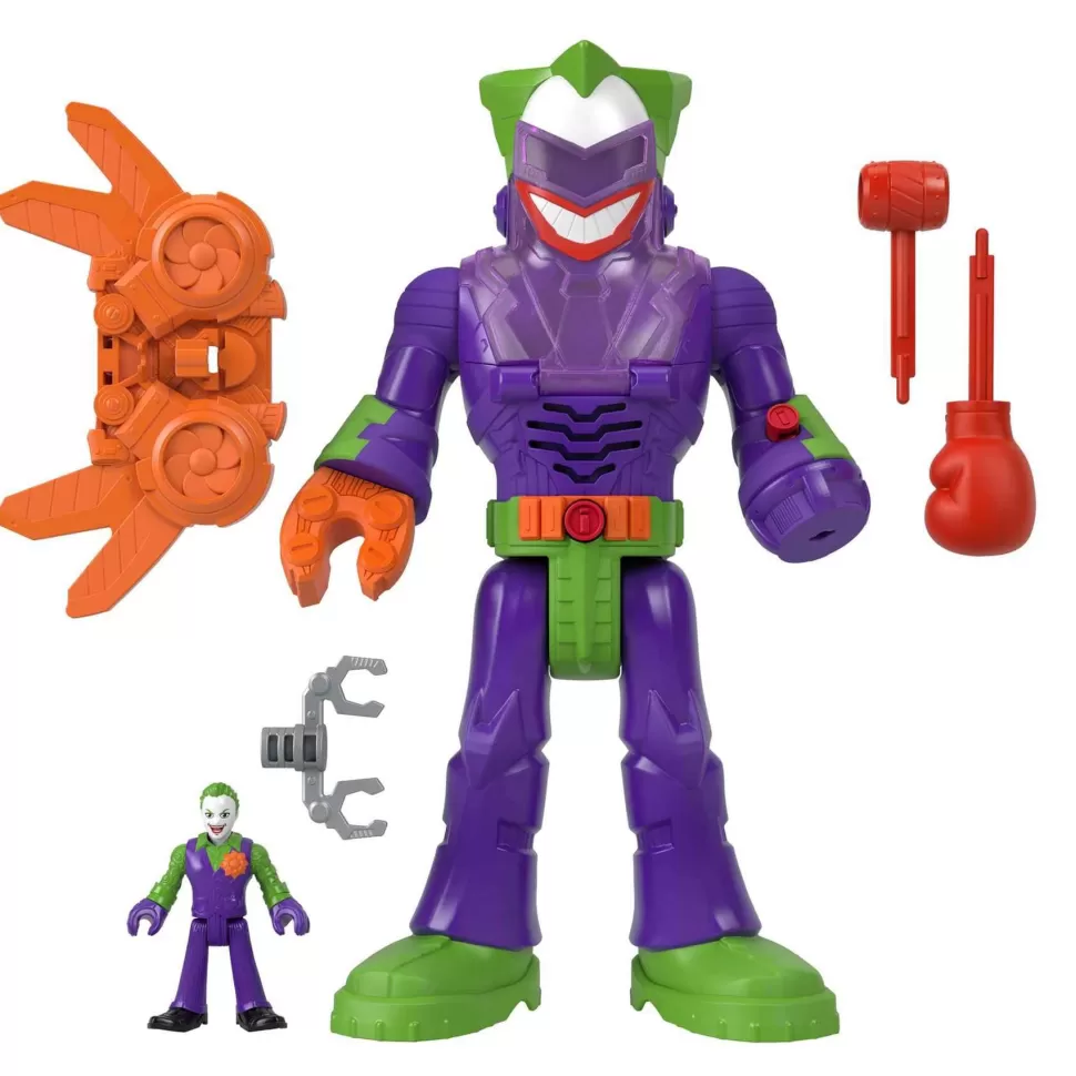Imaginext Dc Super Friends Joker&Laffbot Robot Luces Y Sonidos 3 Anos* Figuras Y Minimundos