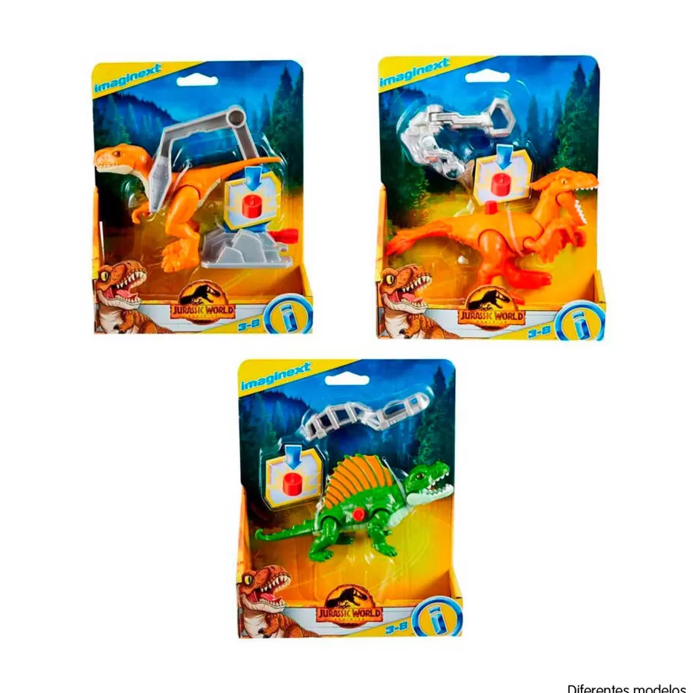 Imaginext Primera Infancia^ Jurassic World 3 Dinosaurio Figuras Basica Diferentes Modelos