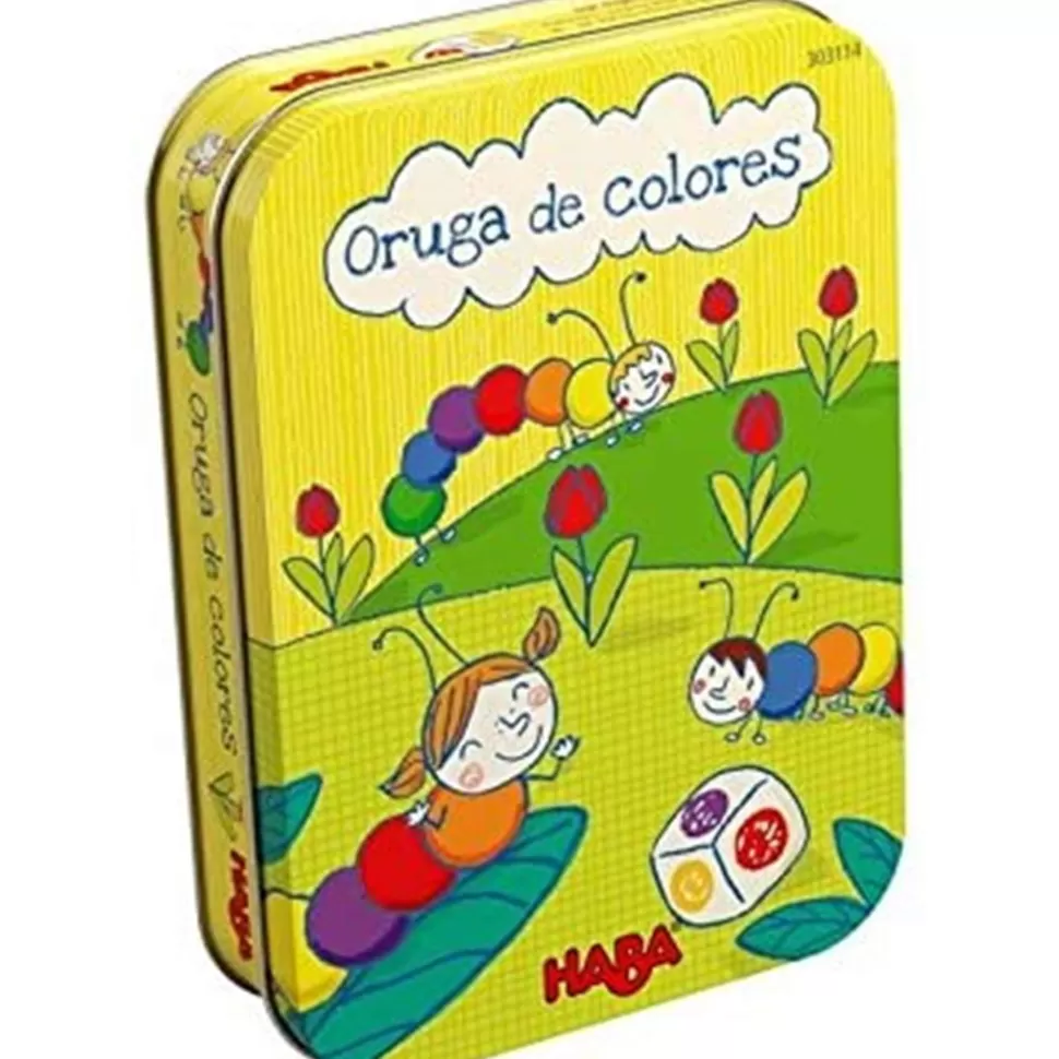 Haba Puzzles Y Educativos^Juego De Dados Oruga De Colores