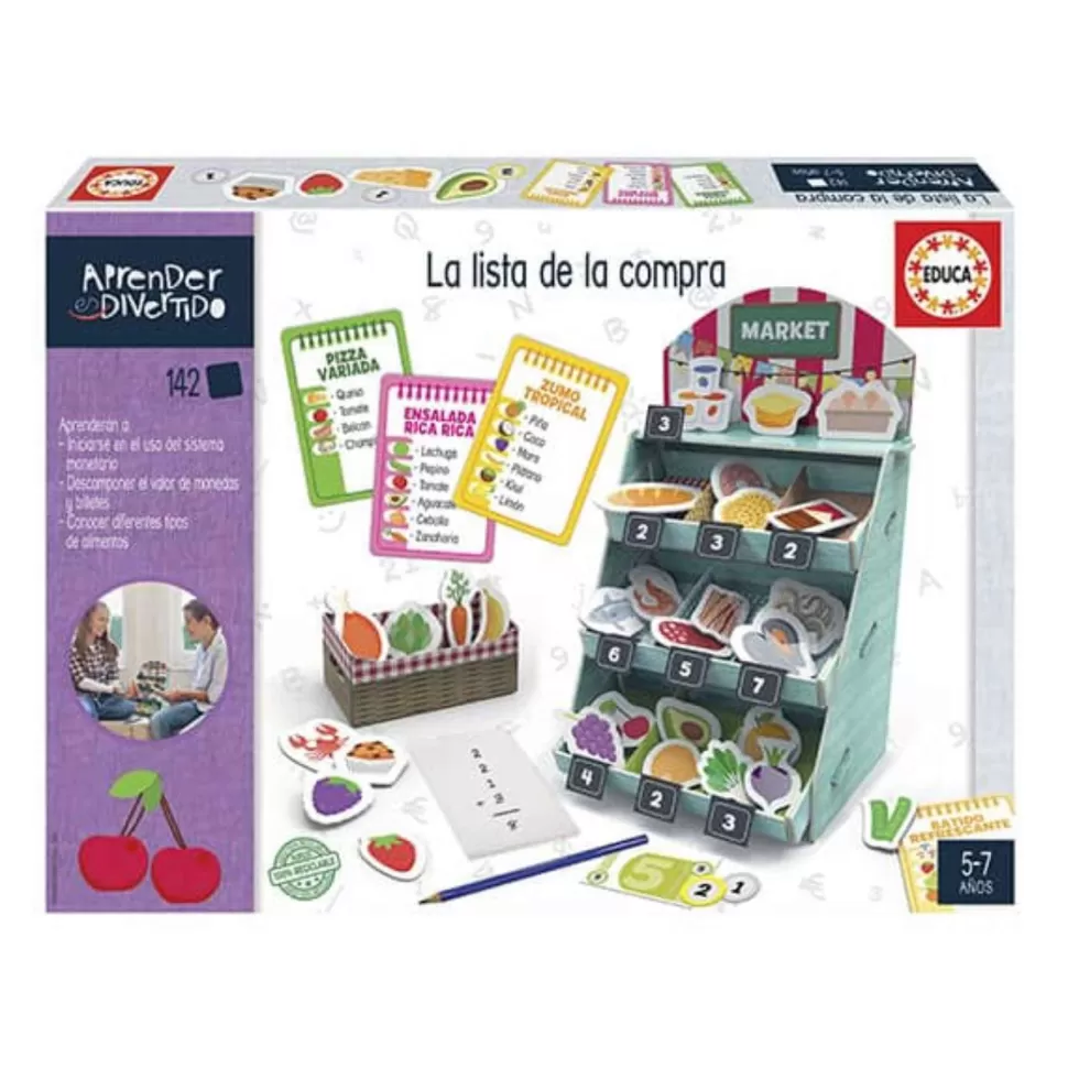 Educa Borras Juego La Lista De La Compra | Aprender Es Divertido* Puzzles Y Educativos