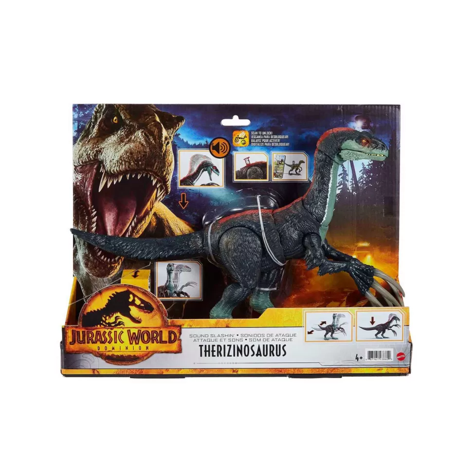 Jurassic World Figuras Y Minimundos^ Dinosaurio Escapista Con Sonido Juguete 4 Anos