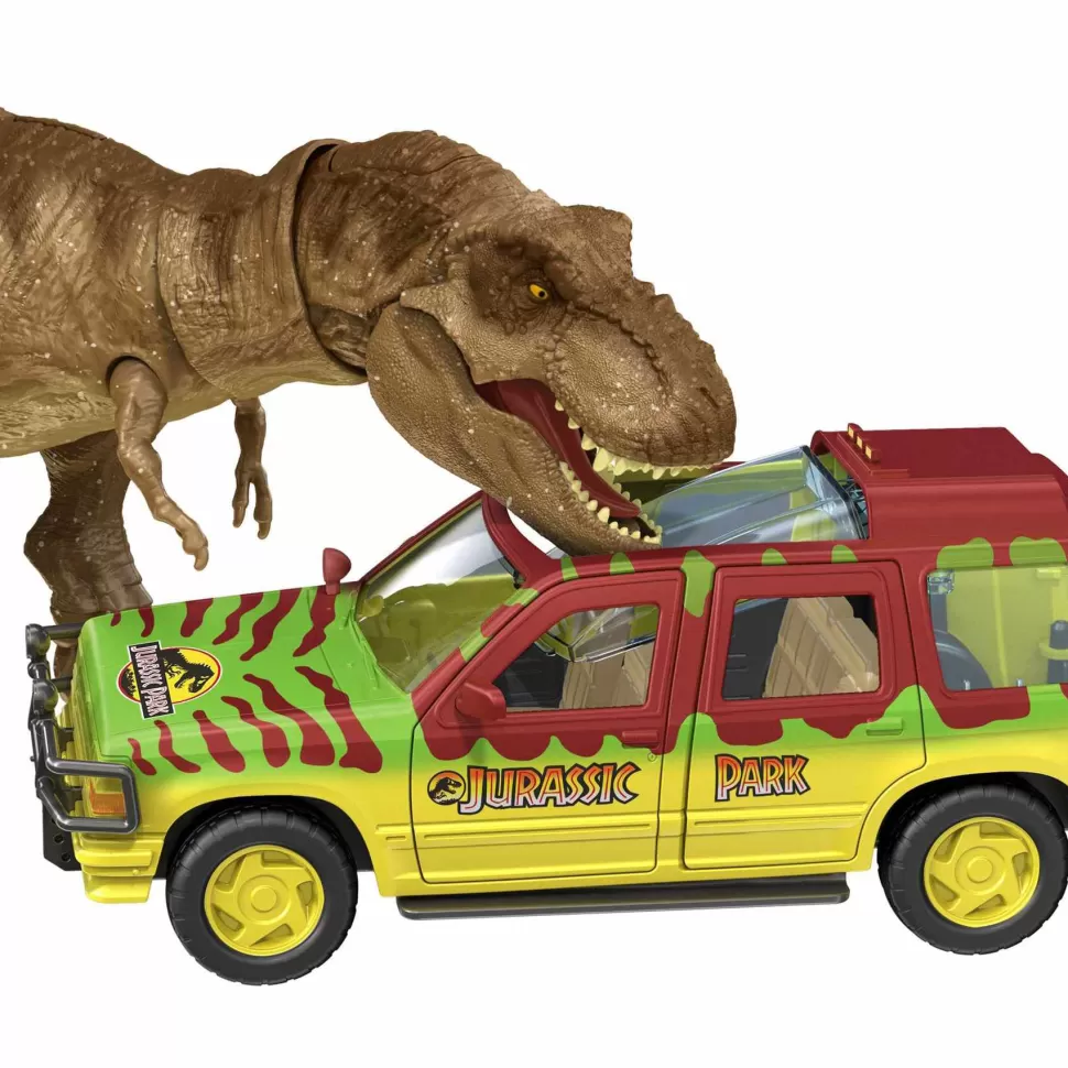 Jurassic World Figuras Y Minimundos^ Dinosaurio T-Rex Atado Coleccion Legacy Figura Para Ninos Mattel Gwn38
