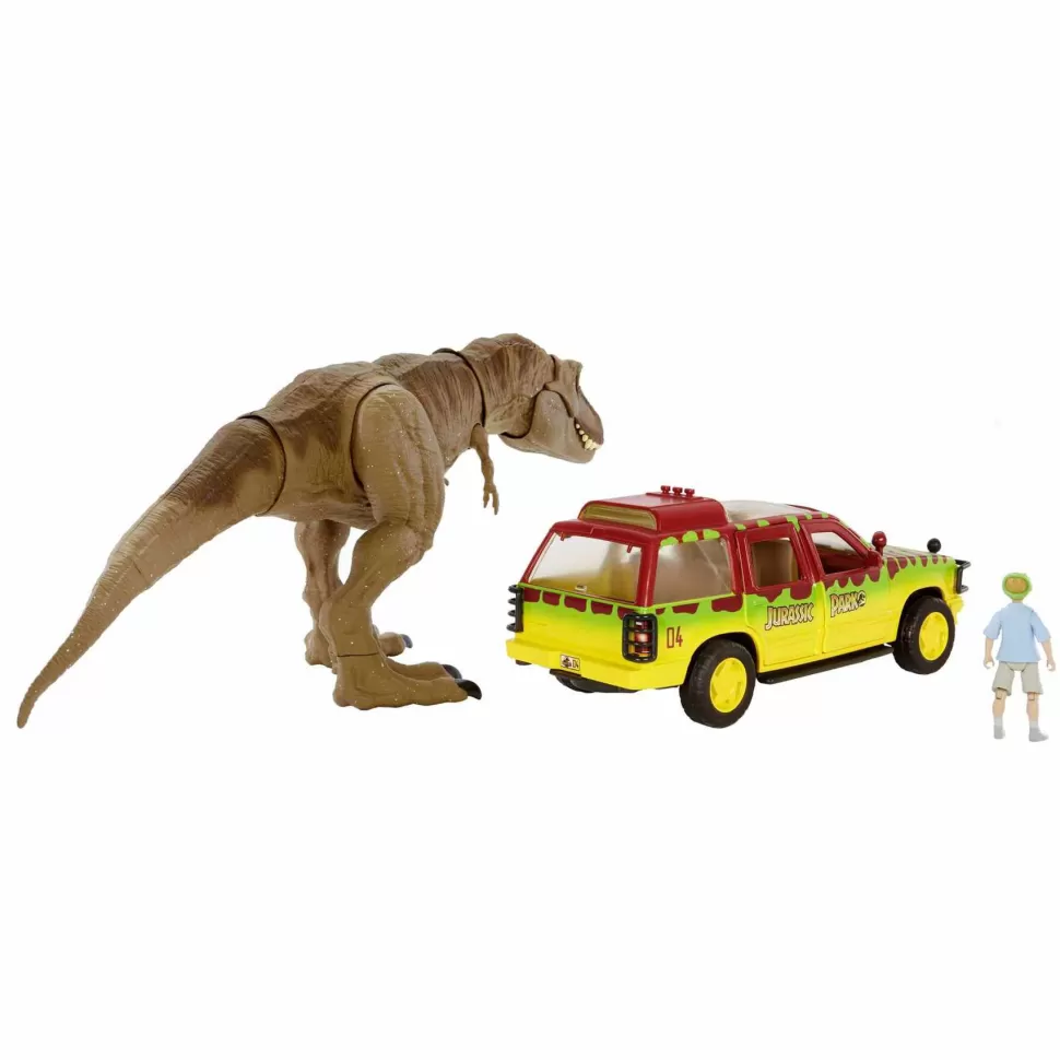 Jurassic World Figuras Y Minimundos^ Dinosaurio T-Rex Atado Coleccion Legacy Figura Para Ninos Mattel Gwn38