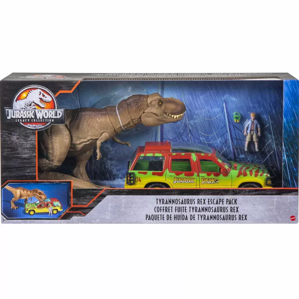 Jurassic World Figuras Y Minimundos^ Dinosaurio T-Rex Atado Coleccion Legacy Figura Para Ninos Mattel Gwn38